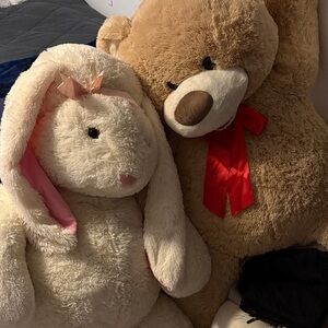 Plush Bunny and Bear Set both for 25